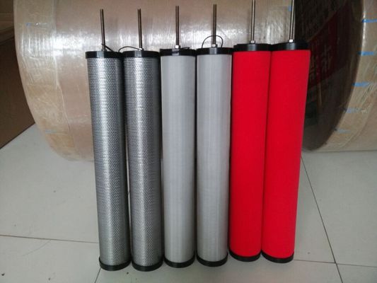 Kartrid Filter Presisi Filtrasi Udara Minyak Industri E7 E9-40 Ukuran Standar